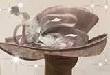 300-004 Flower Sinamay Hat