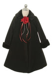 700-000 Girl's Holiday Fleece Dress Coat