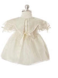 500-049 Girl's Ivory Dress with Hat
