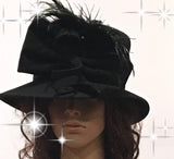 400-005  Black Wool Hat